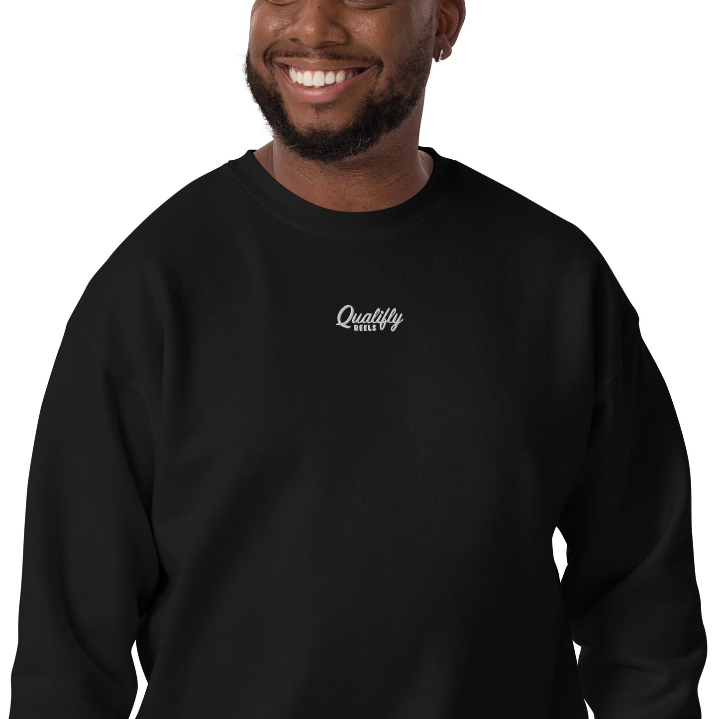 Classic Black Qualifly Logo Sweatshirt