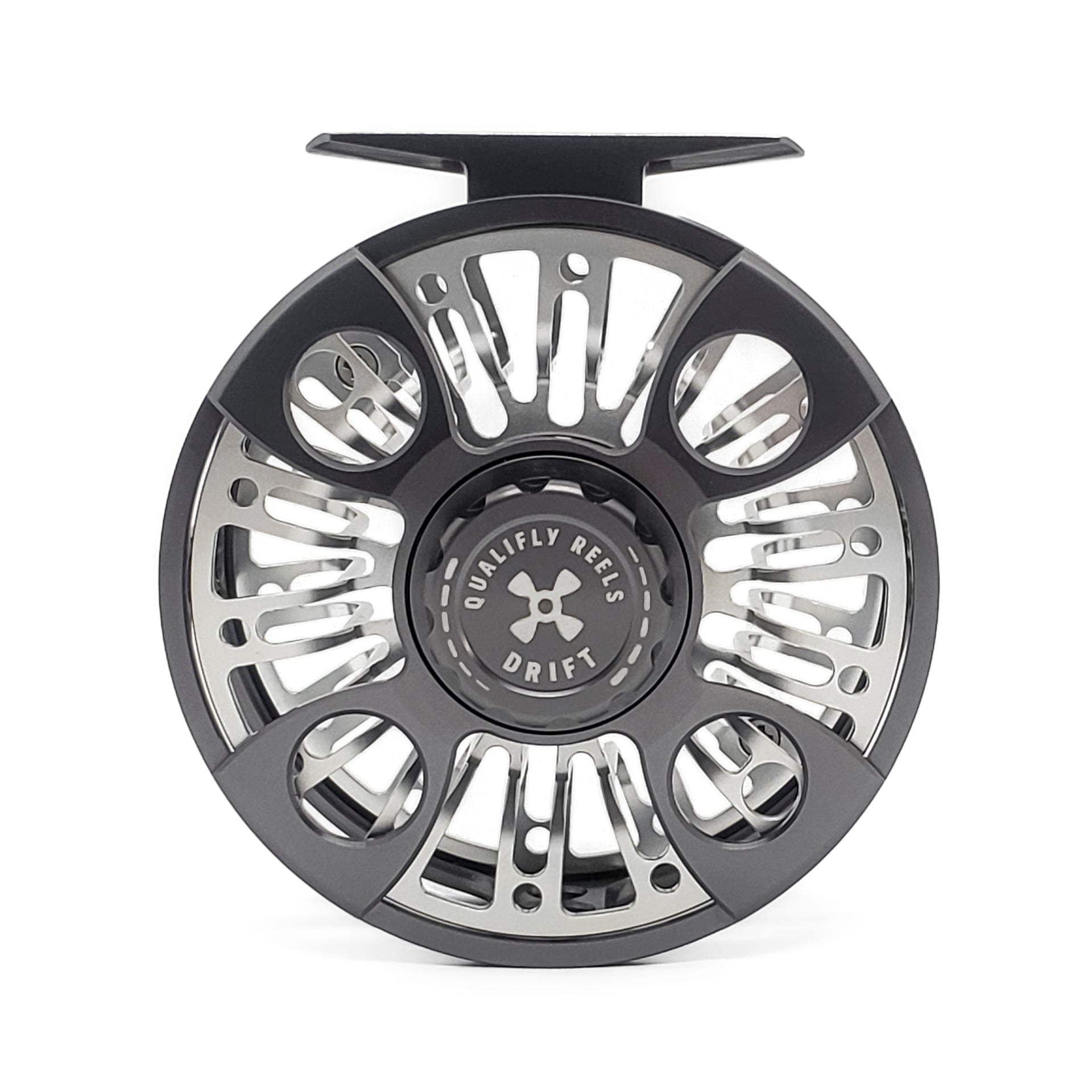 DRIFT Nymphing Fly Fishing Reel Graphite/Olive Green