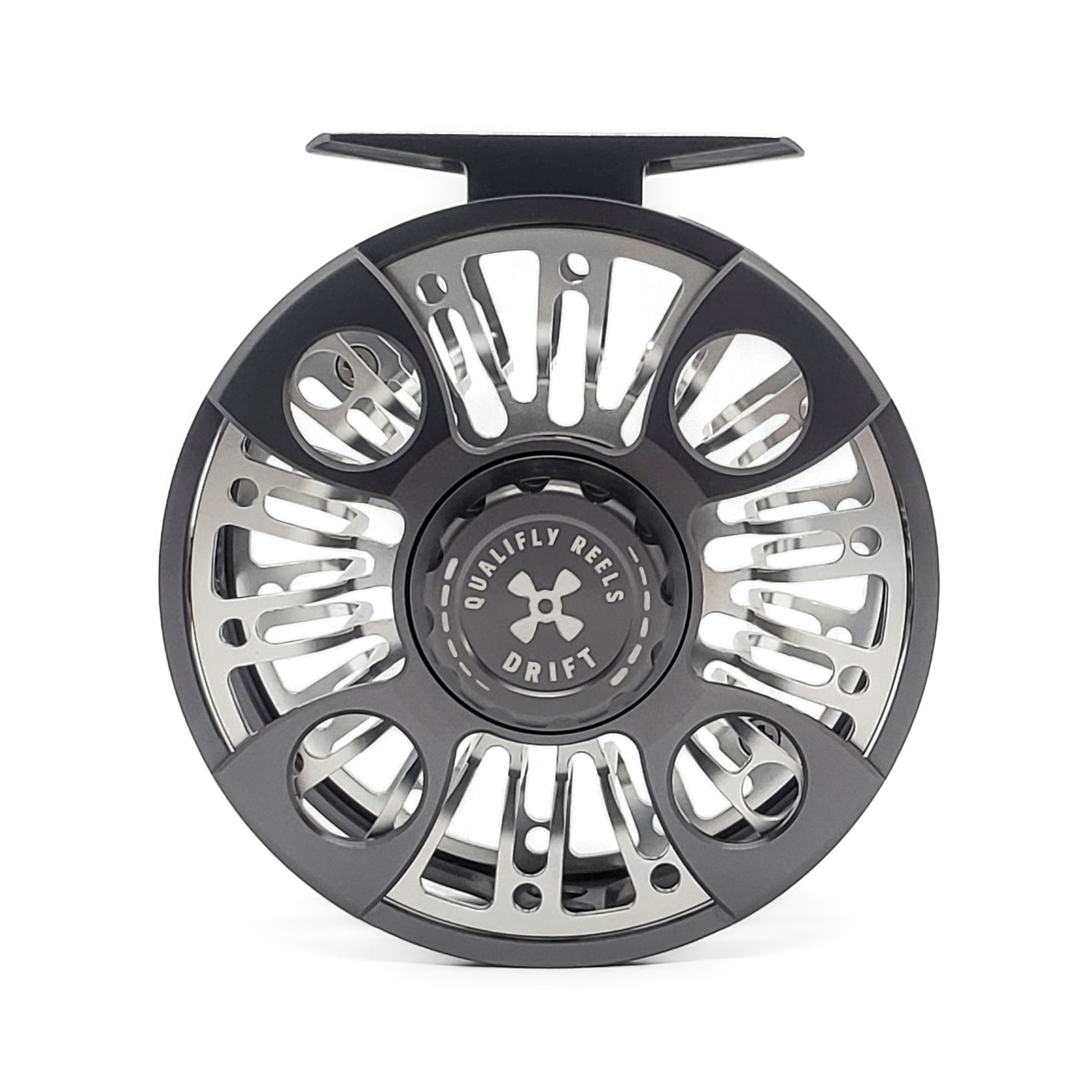 DRIFT Nymphing Fly Fishing Reel Graphite/Olive Green