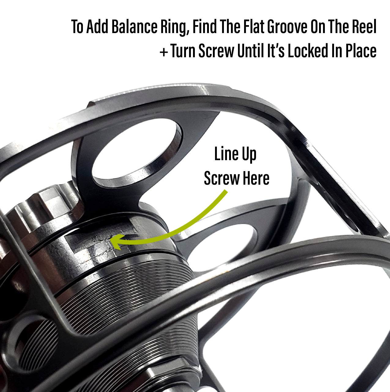 DRIFT Nymphing Fly Fishing Reel Graphite/Olive Green